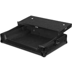 UDG Ultimate Flight Case Pioneer XDJ-RR Black Plus (Laptop Shelf), dj flight cases, angle, black