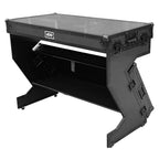 UDG Ultimate Flight Case Portable Z-Style DJ Table Black Plus (Wheels) DJ table flight case, interior detail