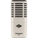 Universal Audio SD-7 dynamic microphone shown with professional black grille and body, ideal for studio and live sound applications.