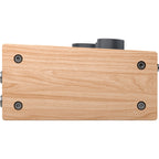 Universal Audio Volt 276 audio interface, side view with wood panel