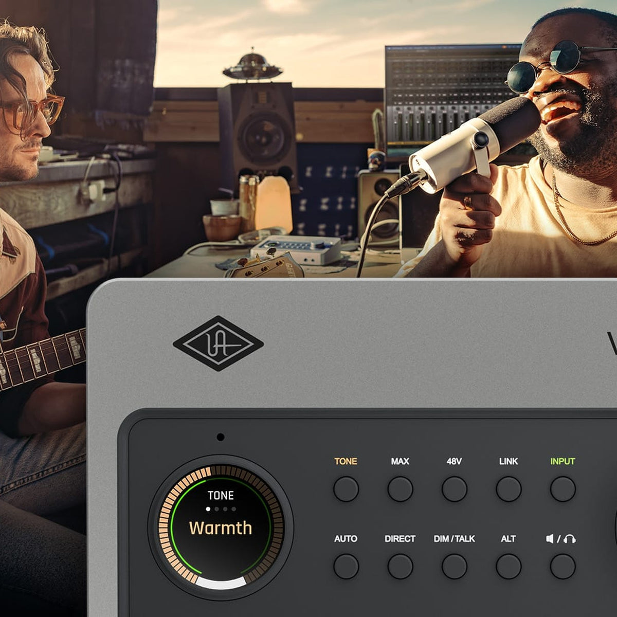 Universal Audio Volt 4 Max, in a home studio