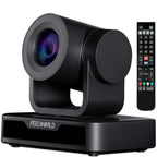 Feelworld USB10X PTZ camera with 10x optical zoom, 1080p resolution, USB 2.0 streaming camera for live broadcasts