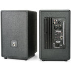 Vestlyd M6C Active in Black — rear view showing the built-in Class D amplifier panel