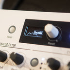 Arturia MicroFreak Vocoder Edition synthesizer with colorful interface and keyboard, showcasing its versatile vocoder features and controls.
