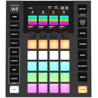Wolfmix W1 MK3 touchscreen and backlit buttons, top view