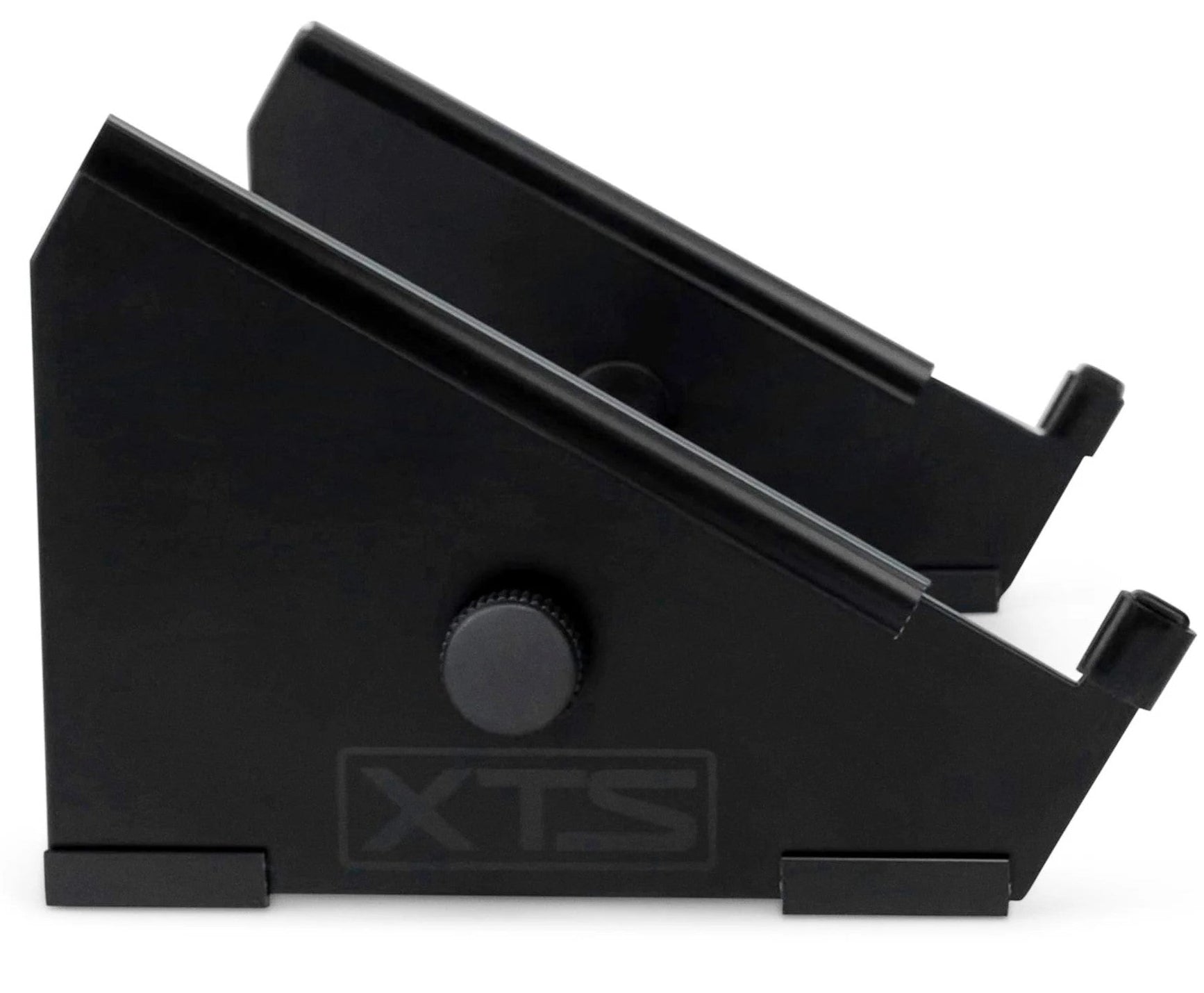 Small Analog Cases XTS Stand for keyboards, shown from side view with adjustable support and sturdy metal construction.