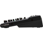 Yamaha MG12XUK analog mixer with multiple input channels, knobs, and controls for professional audio mixing.