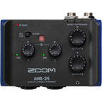 Zoom AMS-24 audio interface, angled view