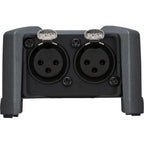 Zoom F3 field recorder, rear panel with ports