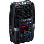 Zoom H2essential digital recorder, front view with display