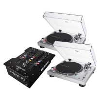 Audio Technica LP120XUSB (Silver) + Allen & Heath Xone:23 Bundle