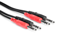 Hosa CSS-202 Dual 6.3mm TRS - Dual 6.3mm TRS Cable 2m
