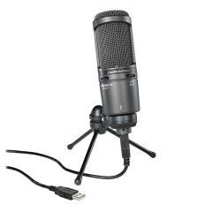 Audio Technica AT 2020 USB+ Studijas Kondensatora Mikrofons 