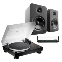 Audio Technica AT-LP5x + Kanto YU6 (Black) Bundle