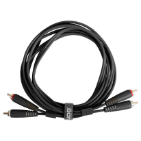 UDG Ultimate Audio Cable Set RCA - RCA Black Straight 1.5m - (U97001BL)